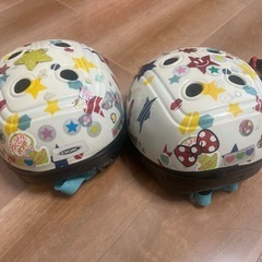 自転車ヘルメット2個セットの画像