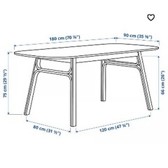 IKEA ダイニングテーブルの画像