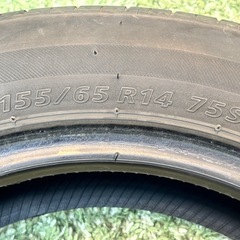 ブリヂストン NEXTRY タイヤ 155/65R14 21年度2本の画像