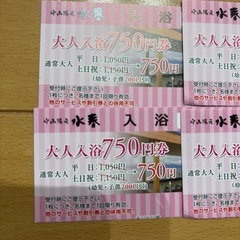 水春守山入浴割引きクーポン　５枚の画像
