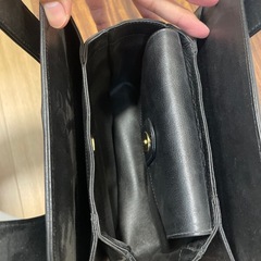 ブラック　レディースハンドバックの画像