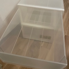 無印良品  衣装ケース 引出し式２個セットの画像