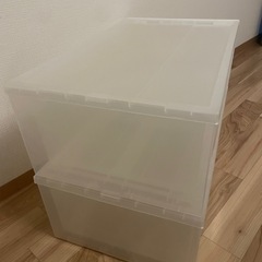 無印良品  衣装ケース 引出し式２個セットの画像