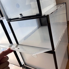 シューズケース 透明ケース 7個セットの画像