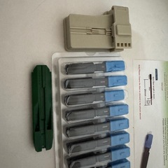 光ファイバーコネクタ 9個 切削工具付きの画像