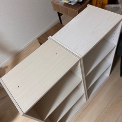 カラーボックス　3段　2個セット②の画像