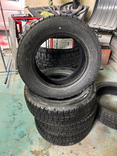 タイヤDUNLOP WINTER MAXX WM02 195/65 R15 2021年製 冬タイヤ3本 同