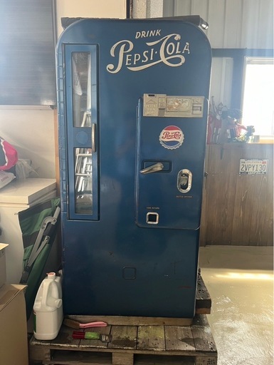 ペプシコーラービンテージ自動販売機vendo39モデル