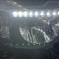 ハイエース　インナーブラック　ハロゲン用ヘッドライト　4型以降の画像