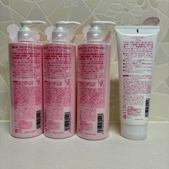 【新品まとめ売り】日本酒の乳液380ml×3本＋洗顔フォーム200g 保湿 大容量セットの画像