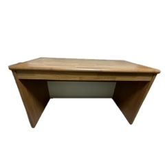 【大阪住之江】学習デスク ブラウン 120cm×55cmの画像