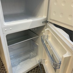 SAMKYO 2ドア冷蔵庫 ホワイト 小型冷蔵庫　2025年製の画像