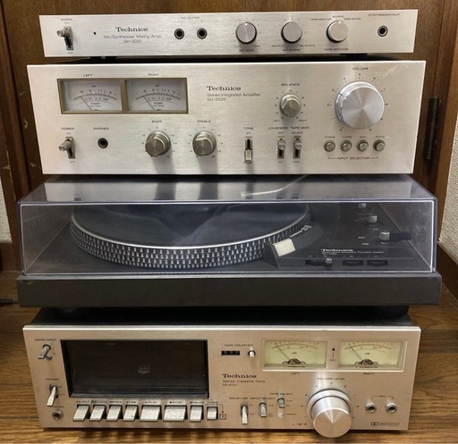 【2/25迄】Tecnics レコードプレーヤー一式 