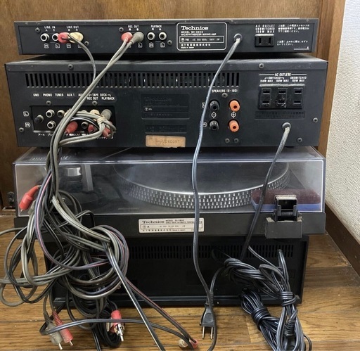 【2/25迄】Tecnics レコードプレーヤー一式 