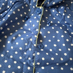 水玉レインコートの画像