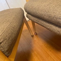 KEYUCA ケユカ　チェア　リクライニング　オットマン付きの画像