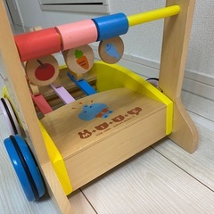 手押し車　木製　の画像