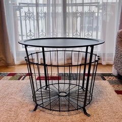 【引き取り限定】IKEA GUALÖV グアローヴ 収納付きリビングテーブル 生産終了品 美品の画像