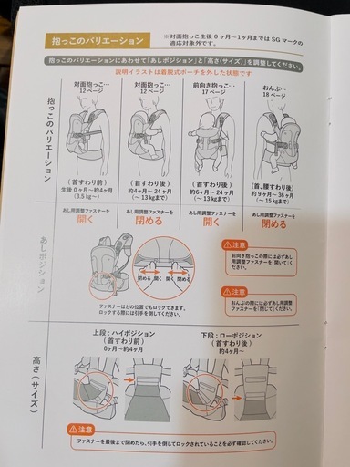 エアバギー　抱っこ紐