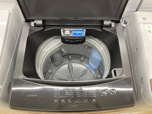 IRIS OHYAMA アイリスオーヤマ 全自動洗濯機 IAW-T806HA 2022年製【トレファク 川越店】 全自動洗濯機 アッシュナンバー IAW-T806HA [洗濯8.0kg /簡易乾燥