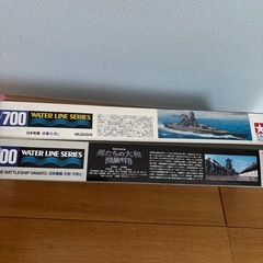 戦艦大和　戦艦武蔵プラモデルの画像