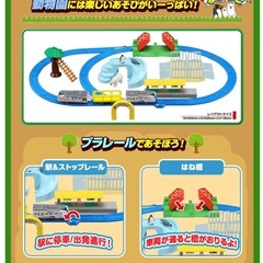 プラレール　旭山動物園号セットの画像