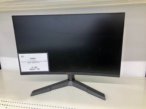 【取りに来られる方限定】KOORUI 湾曲型ゲーミングモニター 24インチ