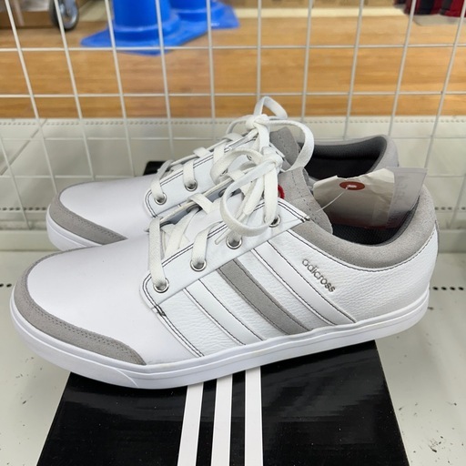 リユースのサカイ東金店 adidas ゴルフシューズ 27cm 未使用品 ※取れないシミあり TJ17817