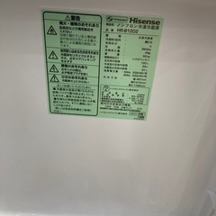 【新生活応援♫】Hisenseの2ドア冷蔵庫のご紹介です！（6ヶ月保証付）の画像