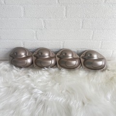 マドレーヌ型 新品 チョコレート型マフィン型 ゼリー型 プリン型 4個セット ケーキ型の画像