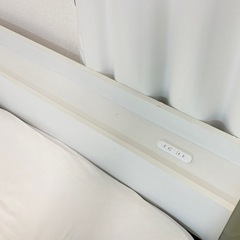 【お譲り先決定】美品🛏️セミダブルベット、マットレス付の画像