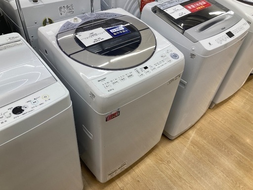【トレファク イオンモール常滑店】全自動洗濯機 SHARP ES-GV8E 2020年製をご紹介！