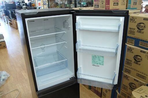 2ドア冷蔵庫 162L 2023年製 Hisense HR-D15FB ブラック 100Lクラス