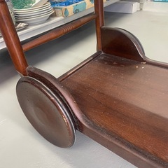 カリモク木製キッチンワゴン 3段式 キャスター付き (中古店不用品回収