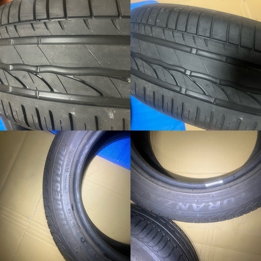 2022年製 ブリヂストン TURANZA 205/55R16 91W 夏タイヤ4本セット 残溝約6mm 状態良好