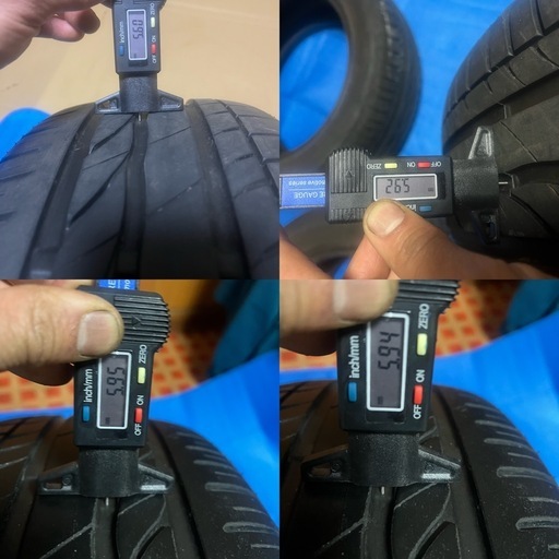 2022年製 ブリヂストン TURANZA 205/55R16 91W 夏タイヤ4本セット 残溝約6mm 状態良好