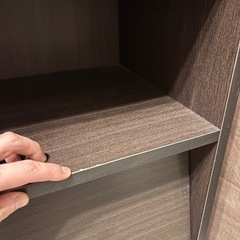 お譲りします！本棚　ダークブラウンの画像