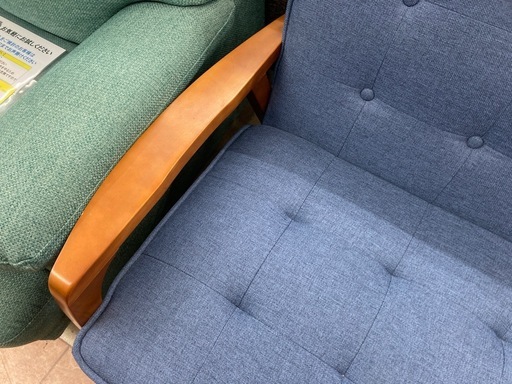 ?️NITORI ニトリ?️2人掛けソファ?️ルッキ2?️ブルー?️コンパクト?️2930