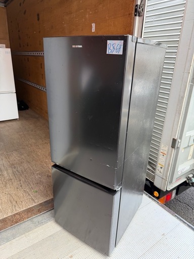 NO B869?福岡市内配送設置無料✨?アイリスオーヤマ 冷蔵庫 156L 自動霜取機能付き (幅約48cm) 冷凍室48L 右開き 