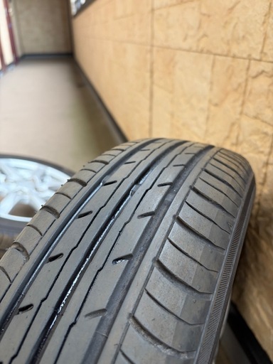 155/65R14 YOKOHAMA 2023年　ダイハツ純正14インチアルミホイール　タント、ムーブ、キャンバス等