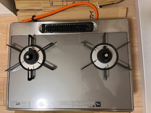 【お譲り決定】Rinnai ガステーブル ＬＰガス用　RTS65AWG35R2NG-DBL