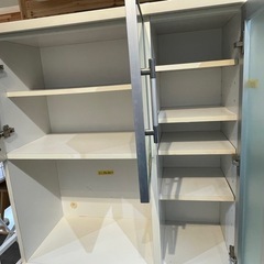 配達可【食器棚】【※ダメージ有り】クリーニング済み【管理番号0225】野の画像