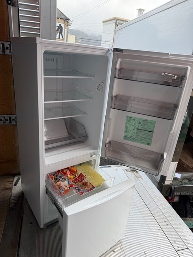 NO B873?福岡市内配送設置無料✨?冷蔵庫 BSシリーズ セミマットホワイト GR-V15BS-W [幅47.9cm /153L 