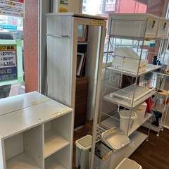 【収納付き姿見】クリーニング済み【管理番号12502】横 の画像