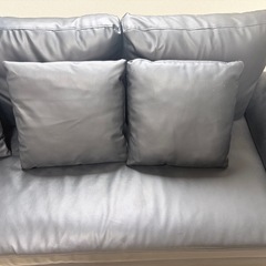 アイリスオーヤマレザーソファー4〜5人掛けの画像