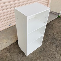 カラーボックス　白　カラーBOX 3段ボックスの画像