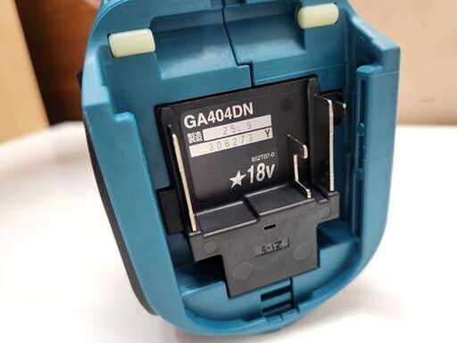 開封済み・未使用品 マキタ 充電式ディスクグラインダ GA404DZN 100㎜ 18V バッテリー、充電器別売 電動工具 DIY 札幌 北20条店
