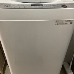 7キロ  洗濯機　2021年製シャープの画像
