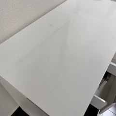 ニトリ　キッチンボード　ホワイトの画像