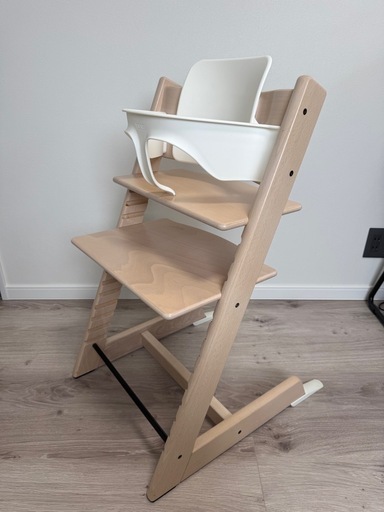 STOKKE ストッケ トリップトラップ ベビーチェア （ホワイトウォッシュ